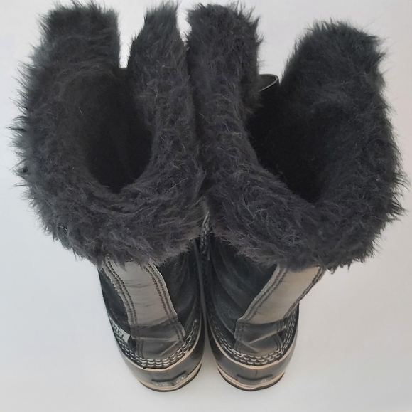 SOREL | Women's Joan of Arctic Winter Insulated Boots Black Size 5 - Picture 5 of 8